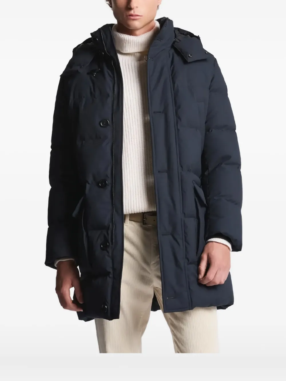 Fay Jakna gabardine parka | Blue | Image 1