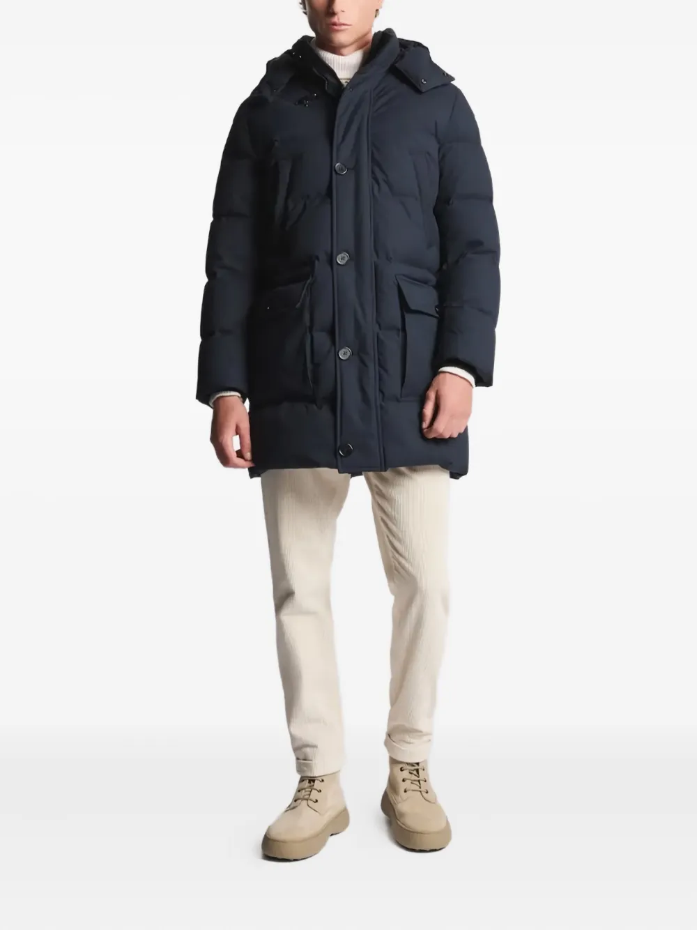 Fay Jakna gabardine parka | Down Jackets | Image 2