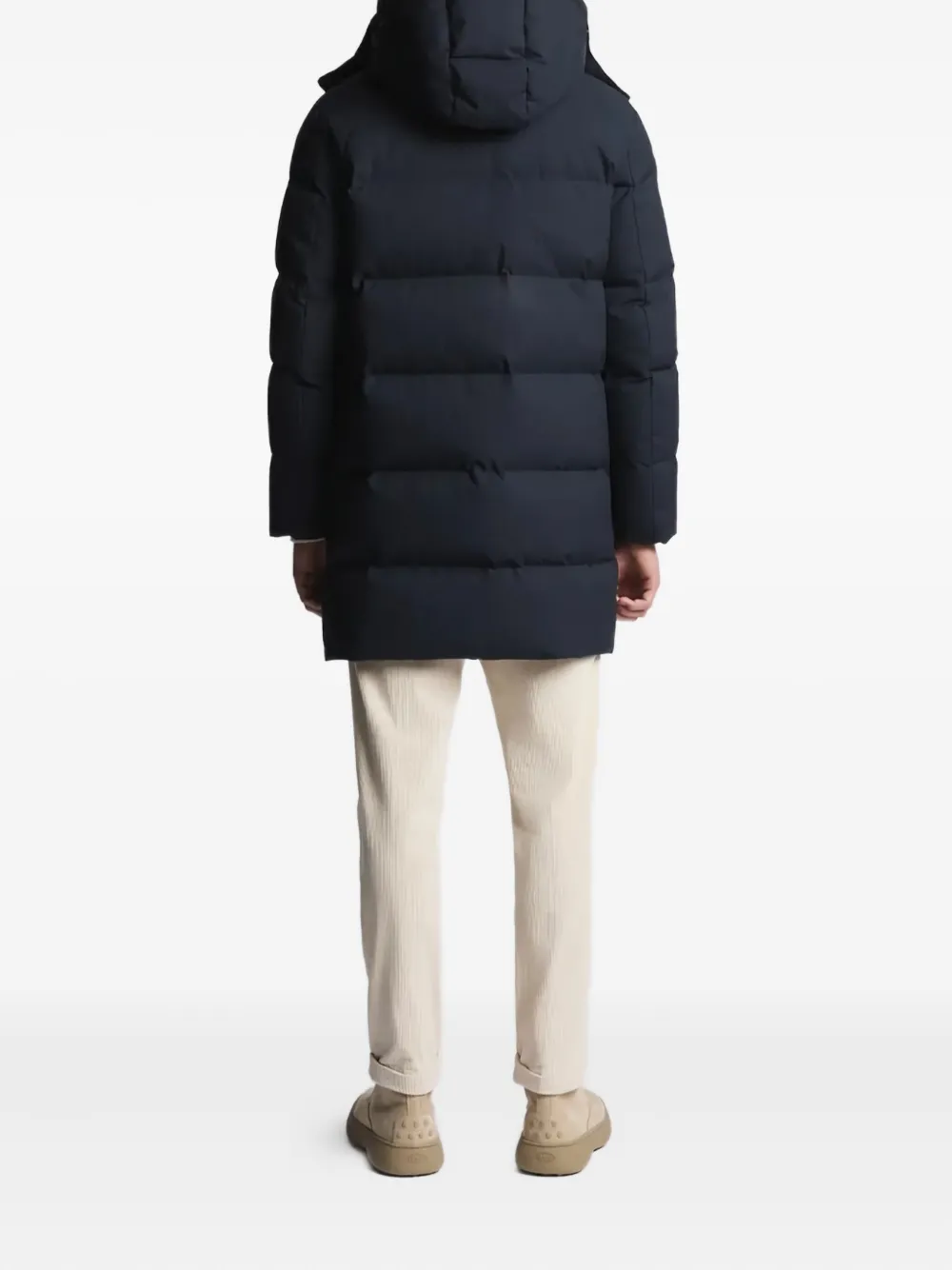 Fay Jakna gabardine parka Blauw