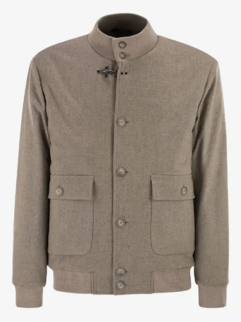 Fay wool shirt jacket