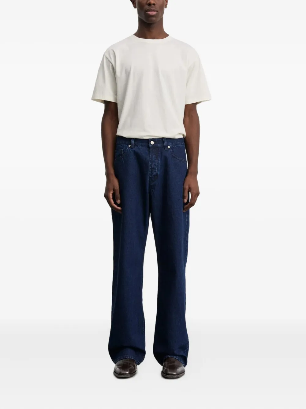 Another Aspect 4.0 five-pocket jeans - Blauw