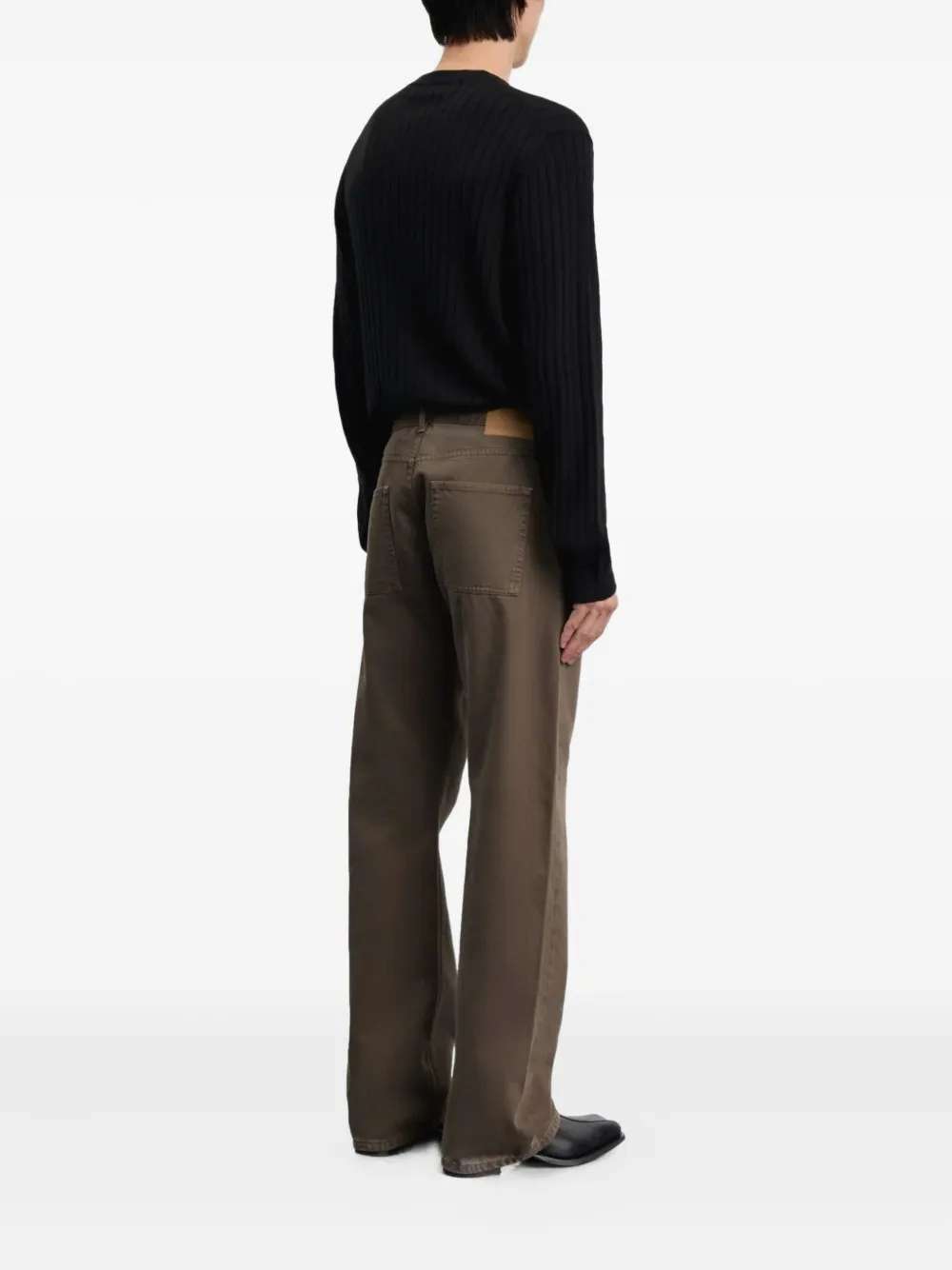  Another Aspect 3.0 Logo-patch Jeans - Brown 