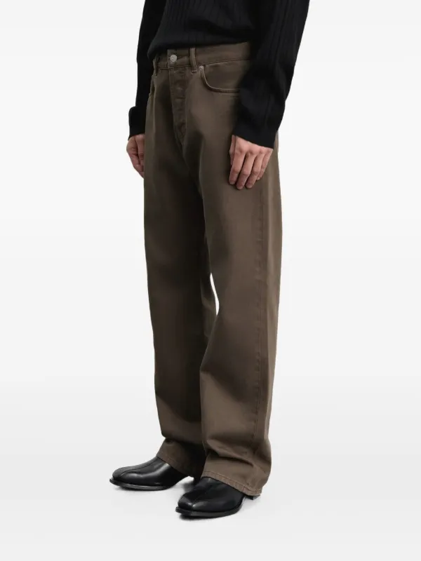 Another Aspect 3.0 logo-patch Jeans | Brown | FARFETCH