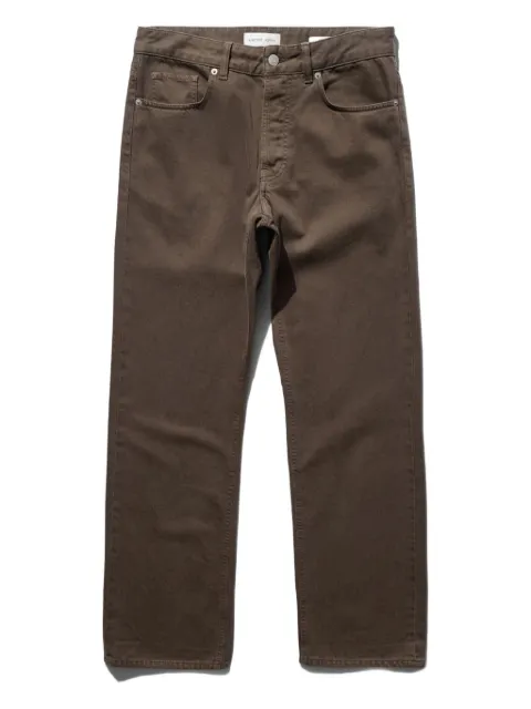 Another Aspect 3.0 logo-patch jeans