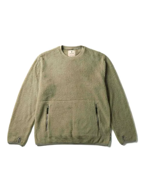 Snow Peak zip-pocket sweatshirt