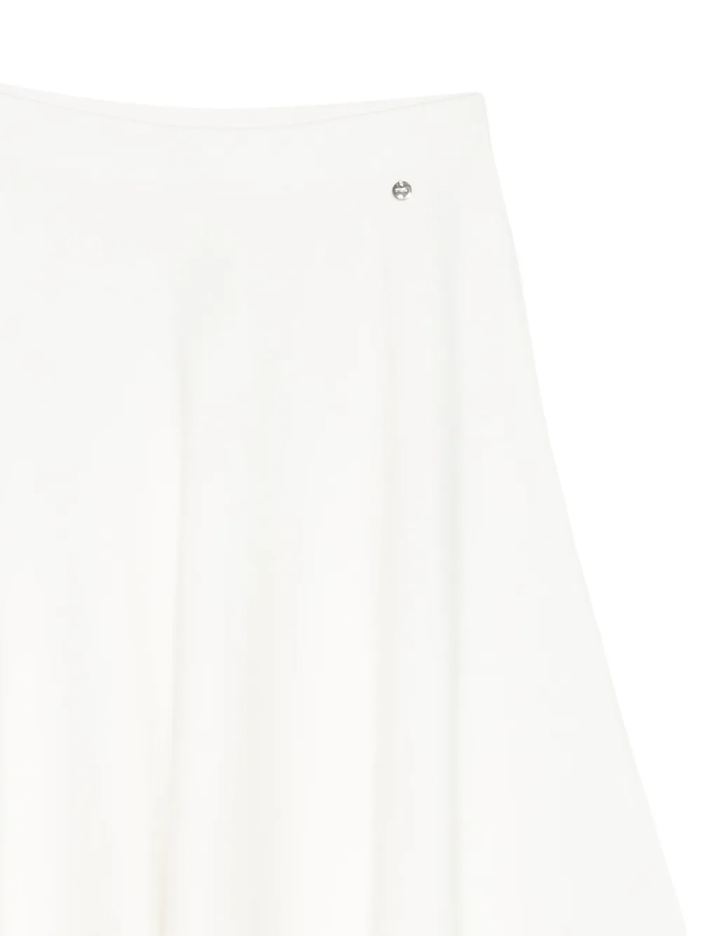 Liu •jo Pleated Midi Skirt In White