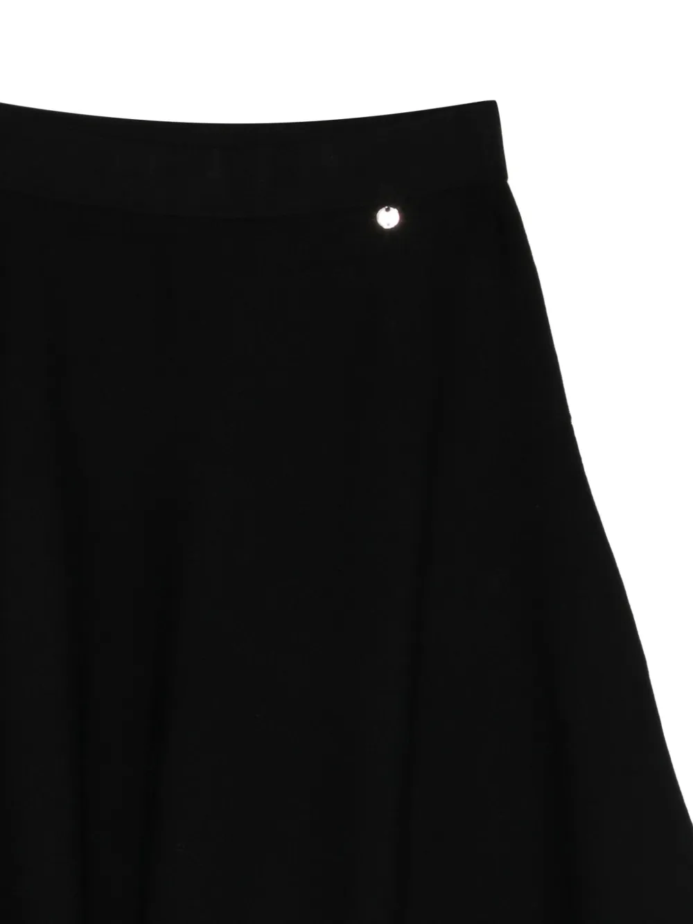LIU JO Mini-rok met logo bedel Zwart