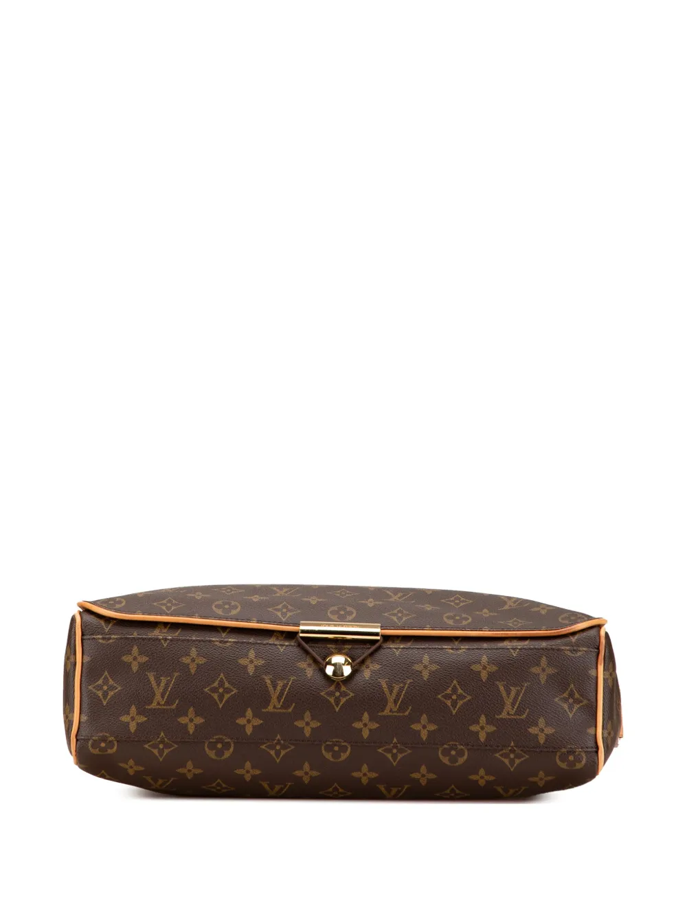 Pre-owned Louis Vuitton 2001 Monogram Abbesses Crossbody Bag In Brown