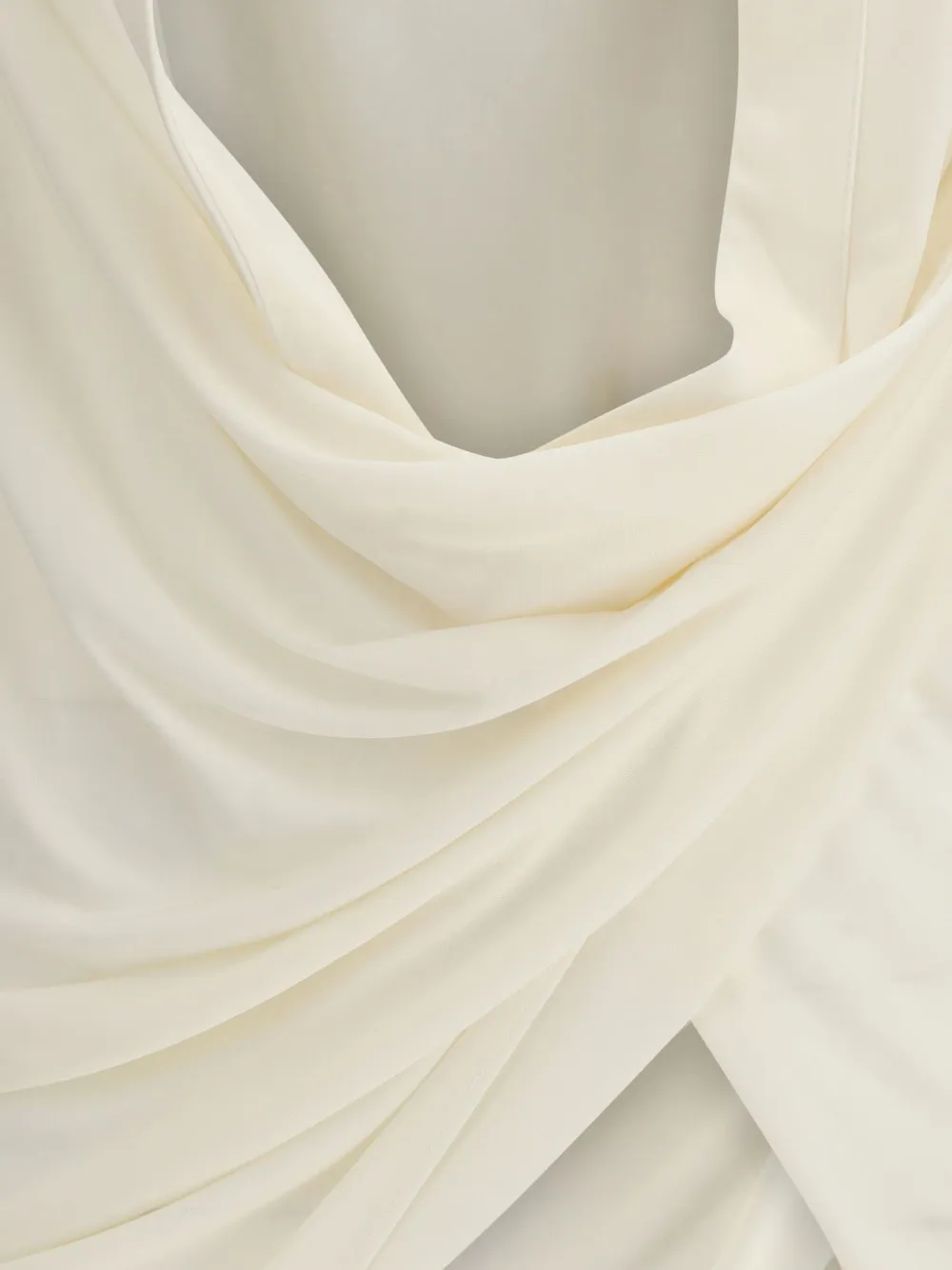 Francesco Murano Draped Top In Neutral