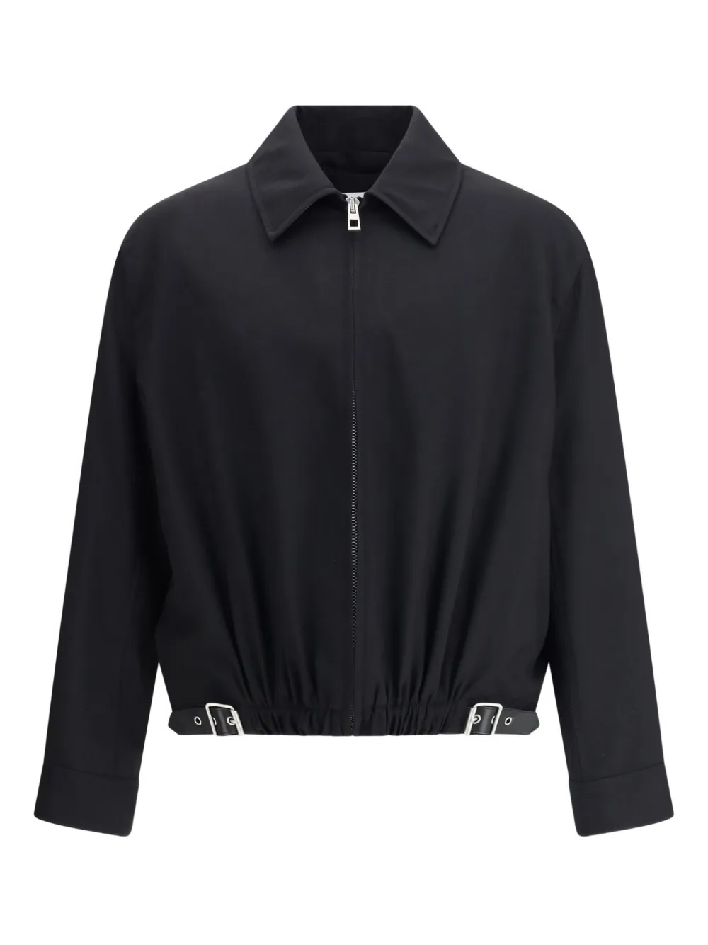 Loewe Wool Belted Jacket In Black