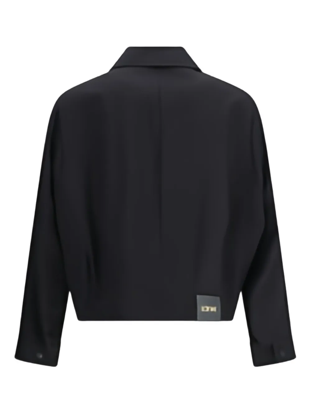 Loewe Wool Belted Jacket In Black