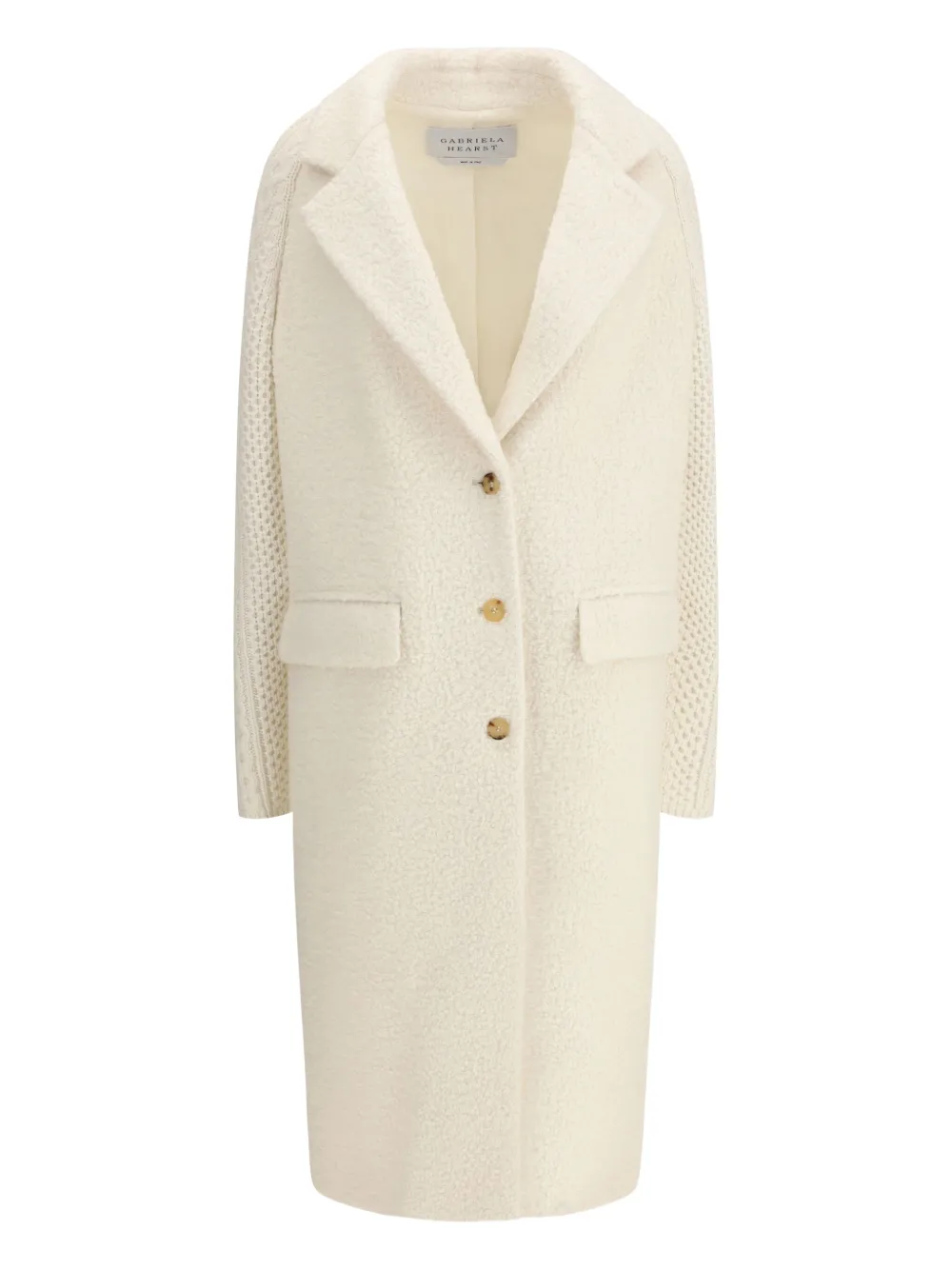 Gabriela Hearst cable-knit charles coat | Neutrals | Image 1