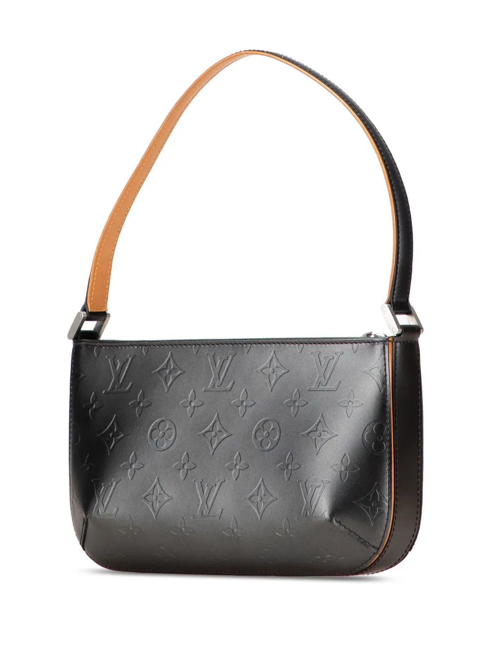 Pre-owned Louis Vuitton 2002 Monogram Mat Fowler Shoulder Bag In Gray