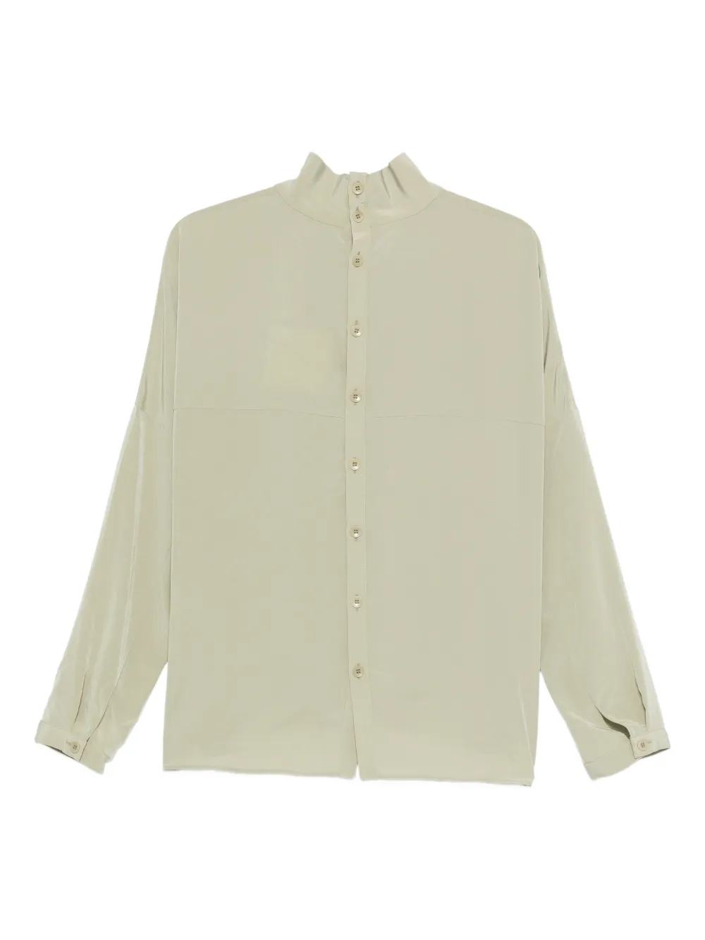 Tibi funnel-neck dolman-sleeve top - Groen