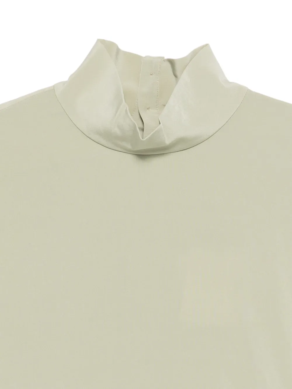  Tibi Funnel-neck Dolman-sleeve Top - Green 