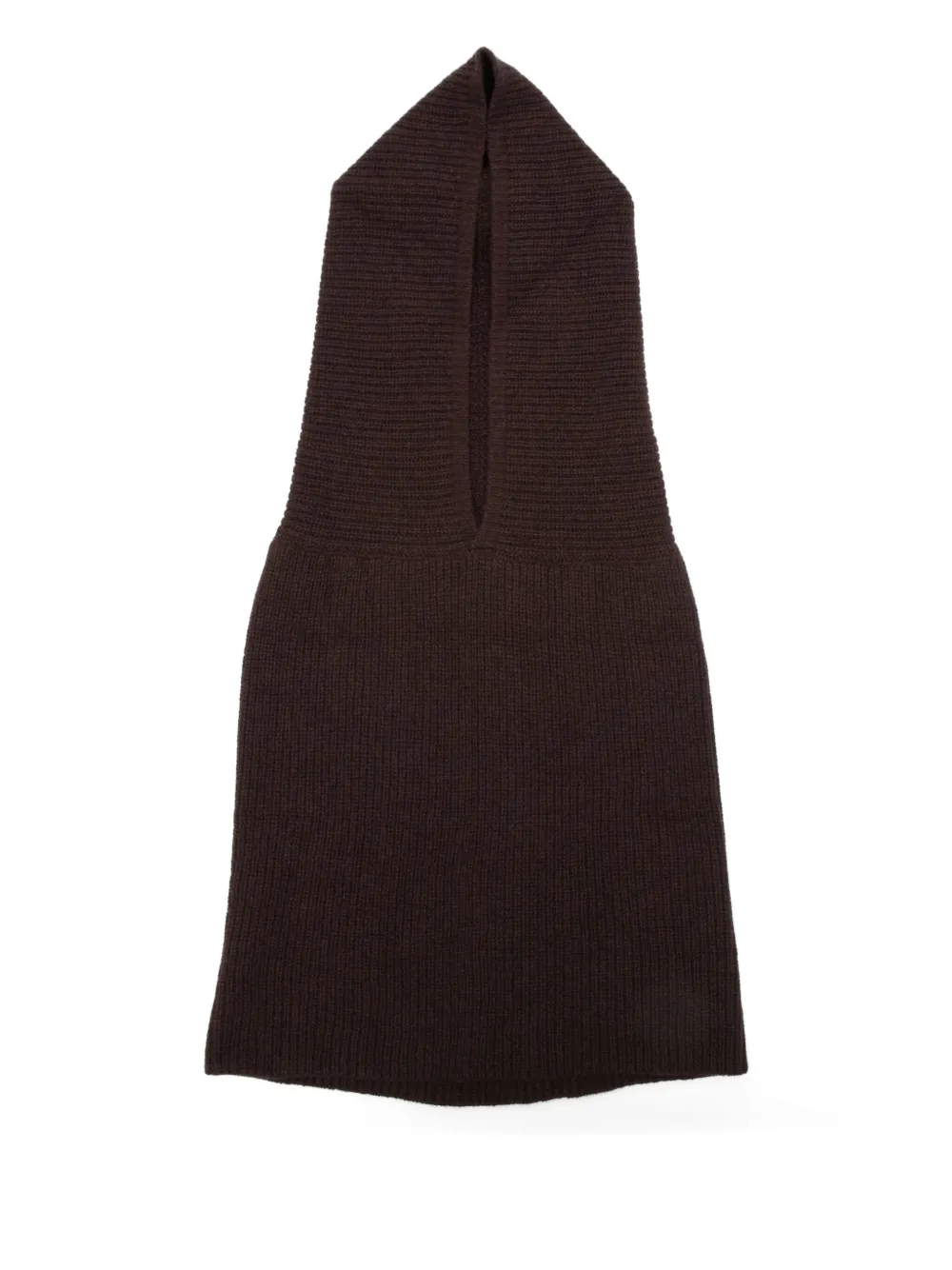 Alysi Knitted Hood In Black