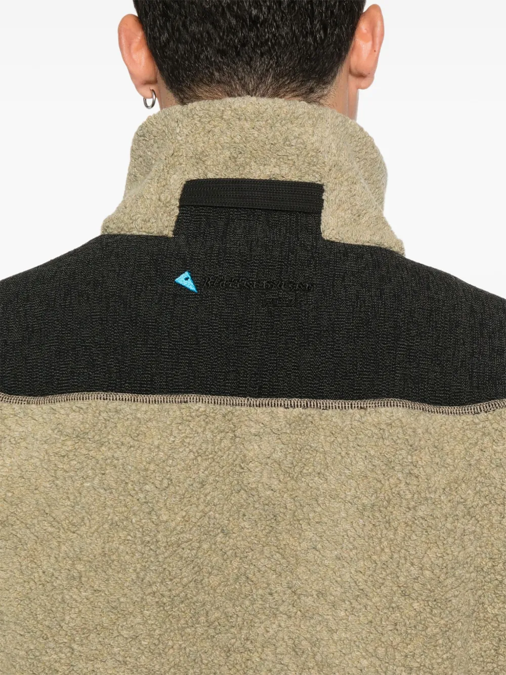 Klättermusen Jack met rits en schoudervlak Beige