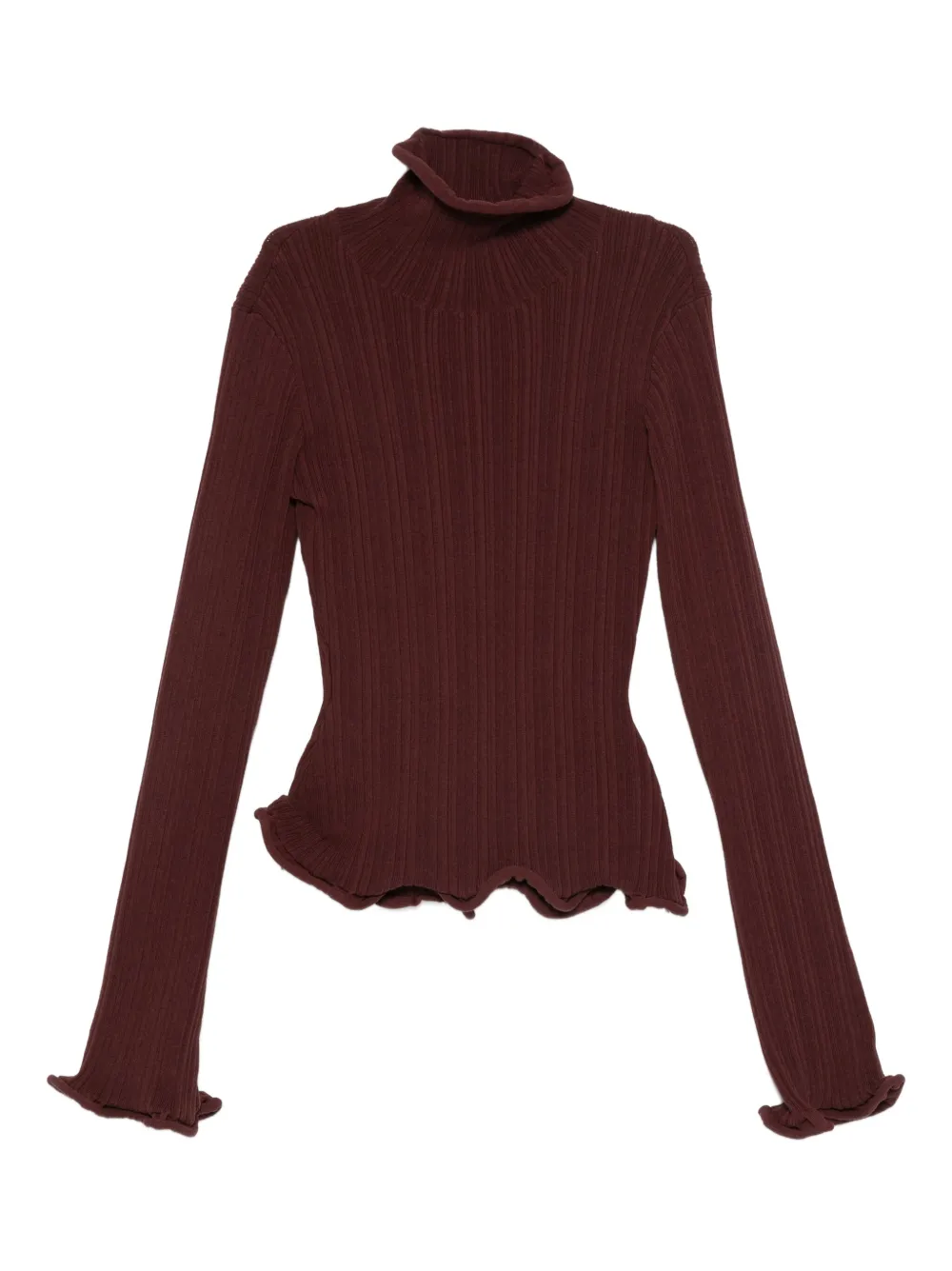 Séfr Paloma ribbed trumpet sweater | Red | Image 1