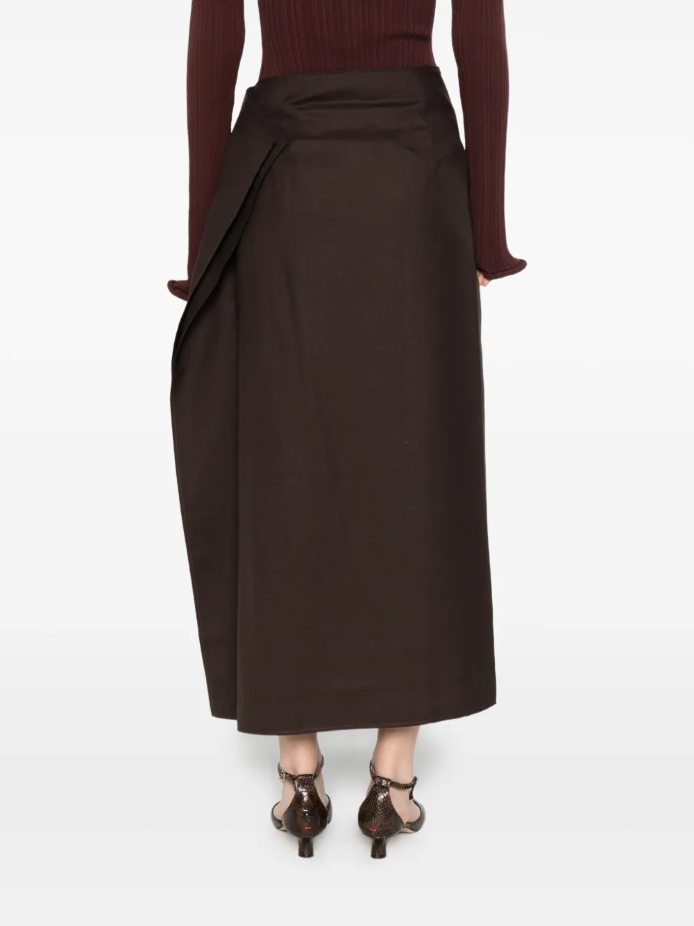 Button Slit Skirt