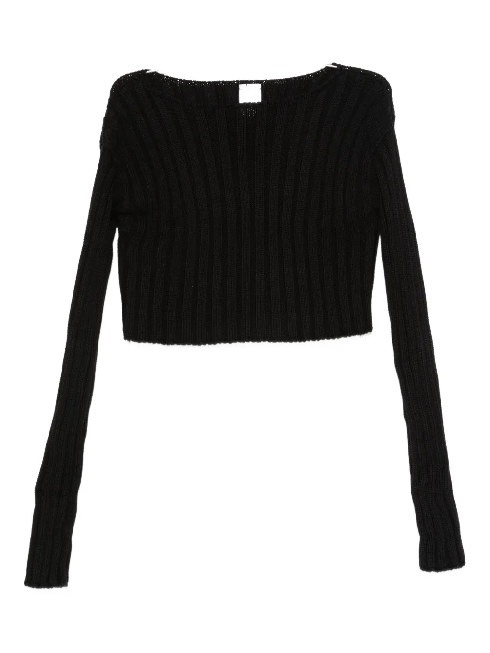 Baserange Macau ribbed sweater | Black | Image 1