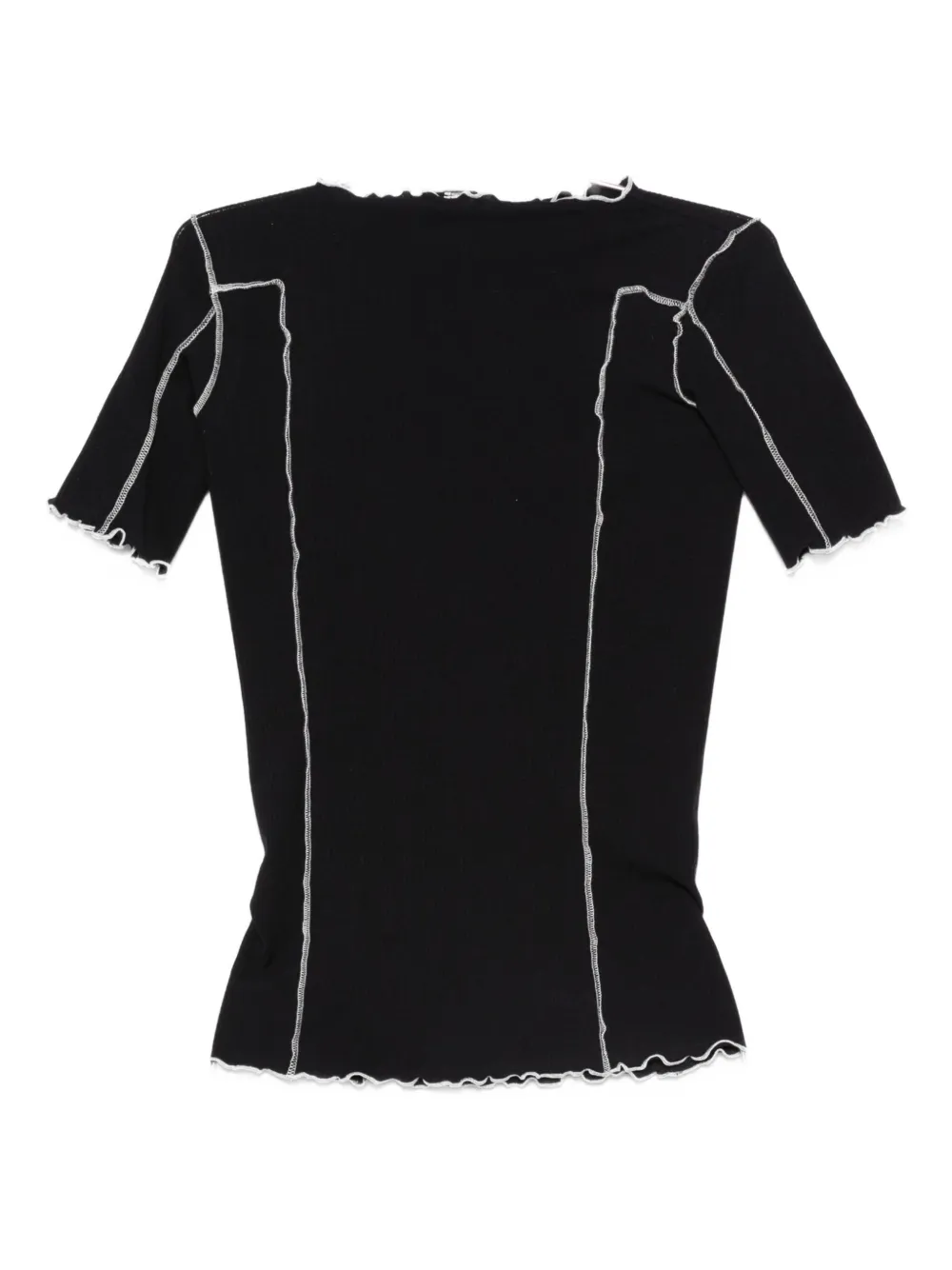 Baserange ribbed exposed-seam top | Blue | Image 1