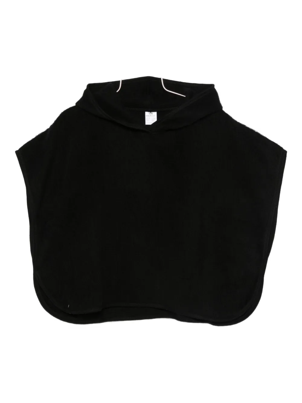 Baserange Hooded "fortu Hooded" Vest In Black