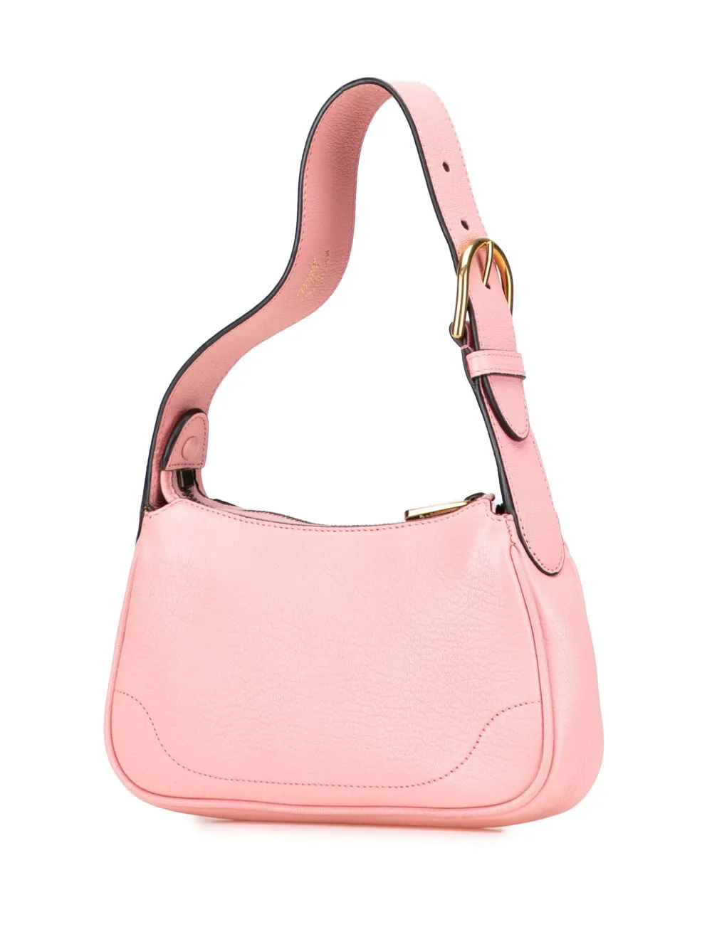 Pre-owned Gucci 2016-2025 Mini Goatskin Aphrodite Shoulder Bag In Pink