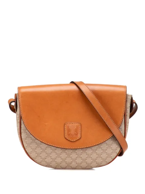 Celine Pre-Owned 2005 Macadam Coated Canvas and Leather crossbody bag