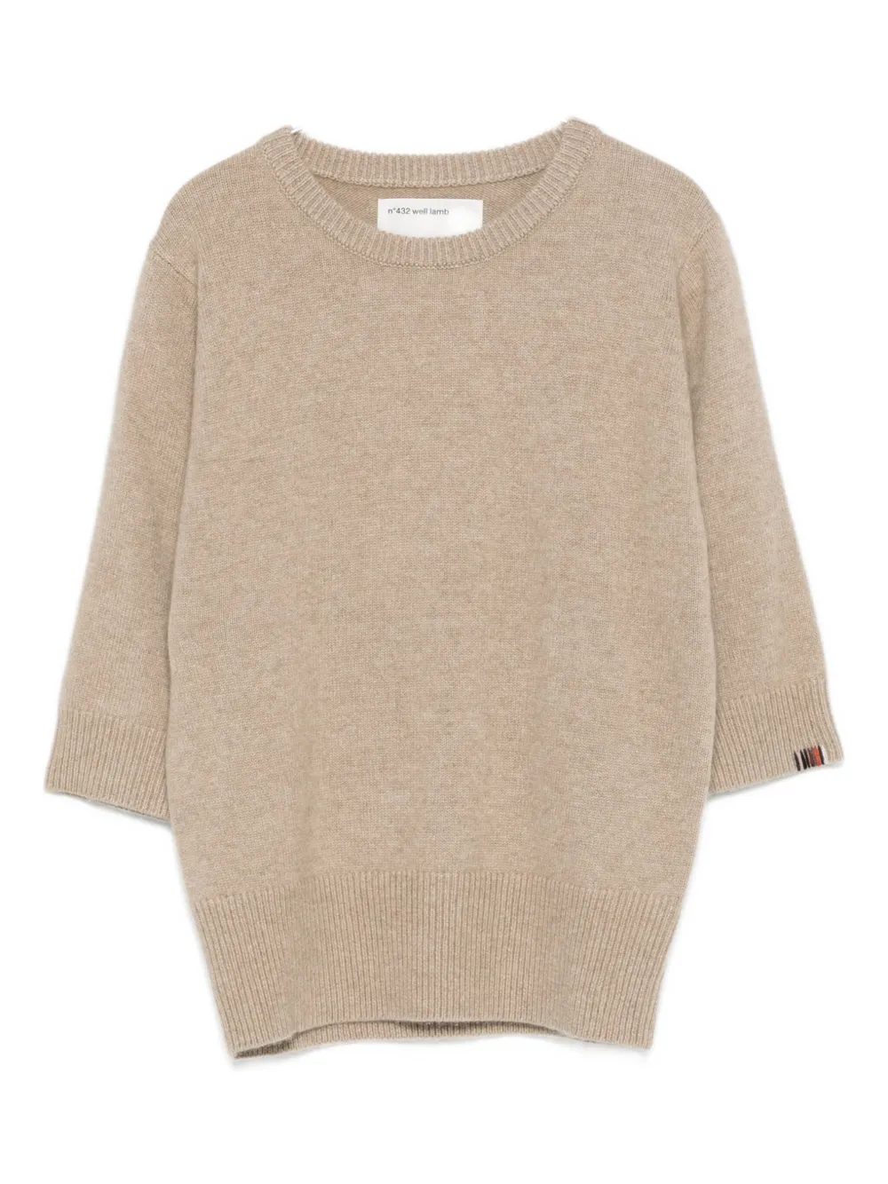 Extreme Cashmere Short-sleeve Well Lamb Knitwear In Neutral