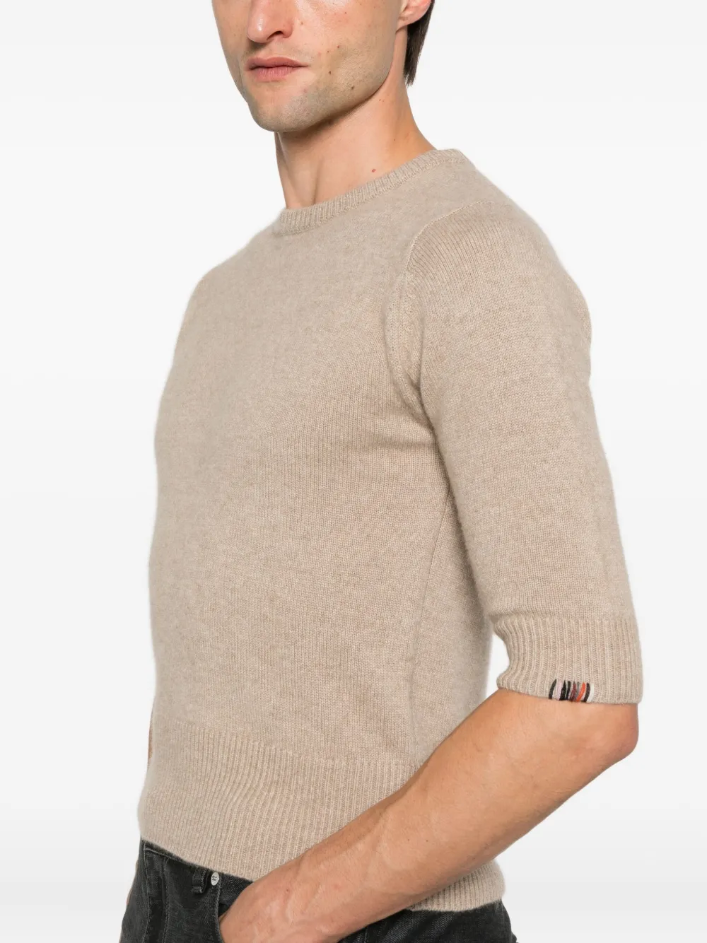 Extreme Cashmere Short-sleeve Well Lamb Knitwear In Neutral