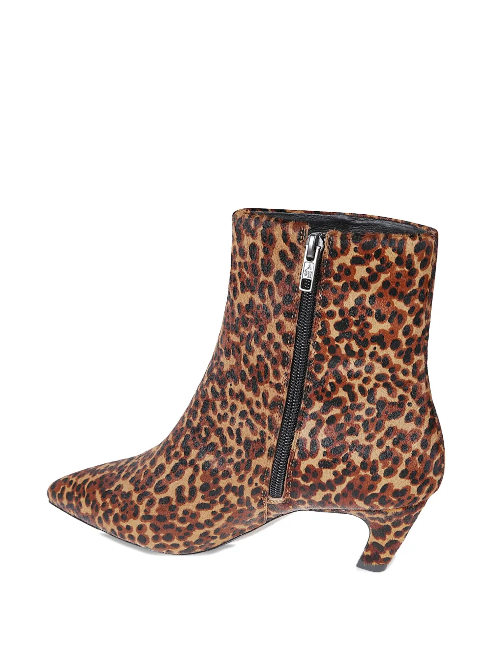 Ash 50 mm Vicky enkellaarzen met luipaardprint Bruin