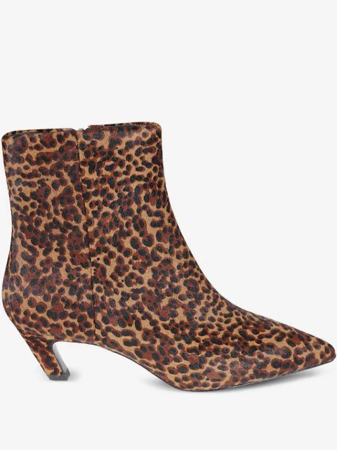 Ash 50mm Vicky leopard-print boots