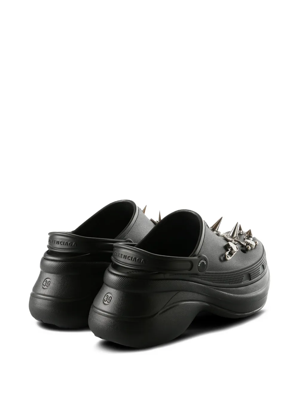 Balenciaga Jibbitz muiltjes Zwart