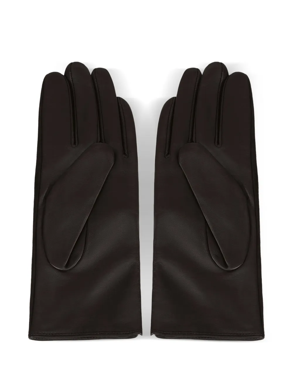 POTAMY Handschoenen met knopen - Bruin