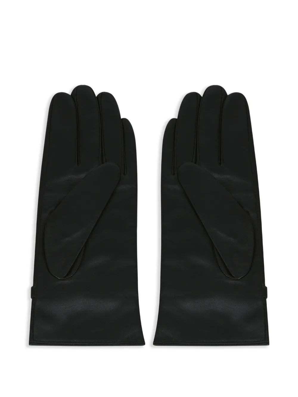 POTAMY Horsebit leren handschoenen - Zwart