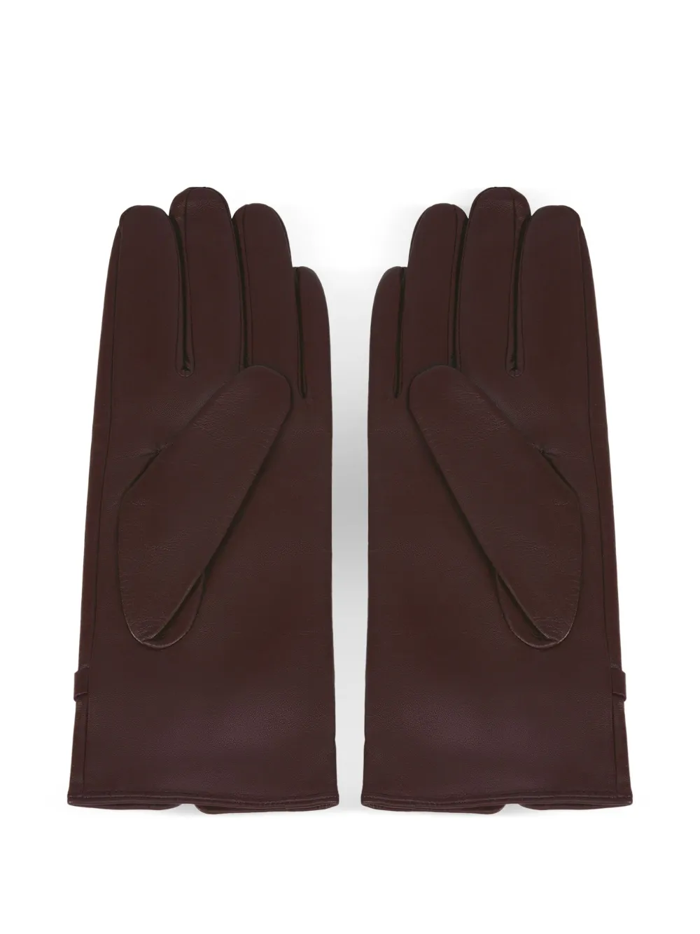 POTAMY Horsebit leren handschoenen - Rood