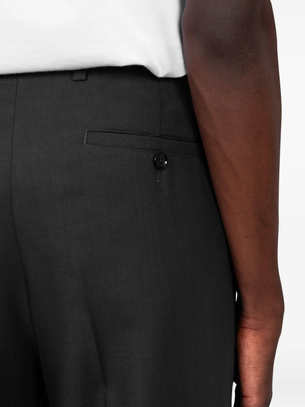 AMI Paris Broek met knoopsluiting Grijs