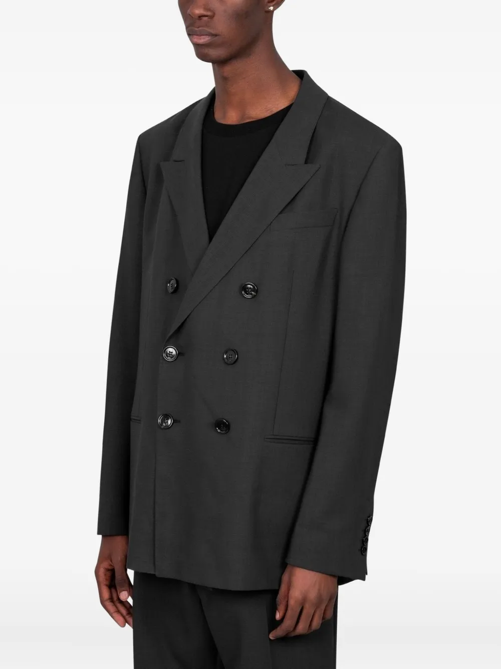 AMI Paris buttoned wool jacket | Suit & Dinner Jackets | Image 2