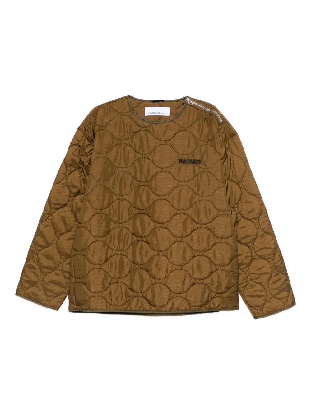 OAMC Peacemaker shoulder-zip jacket | Brown | Image 1