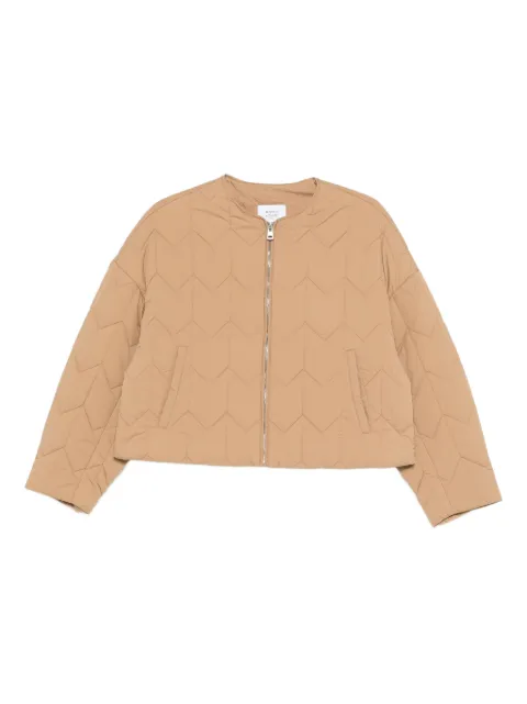 Maison Kitsuné quilted zip-up bomber jacket