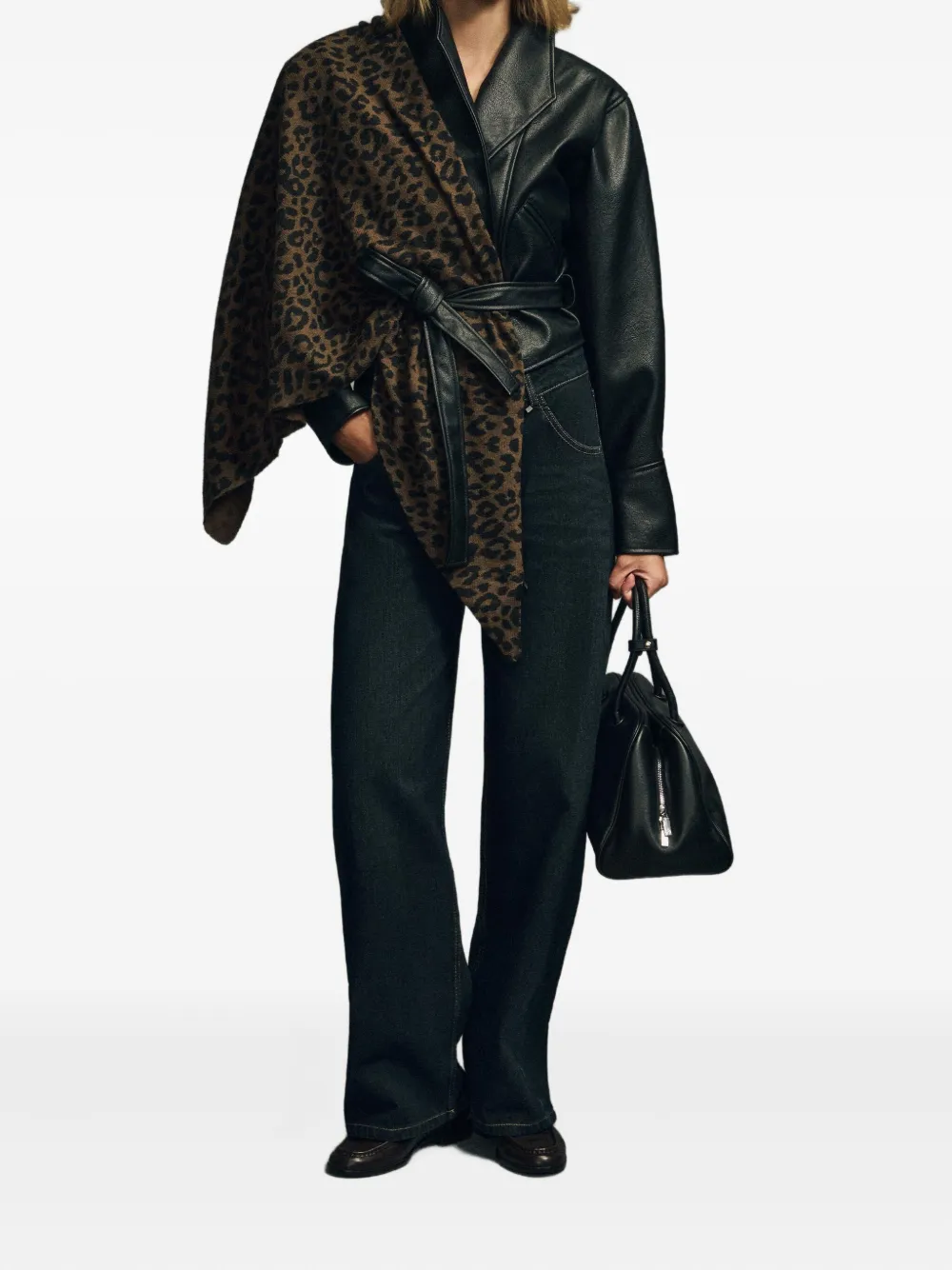 POTAMY leopard-print scarf | Image 2