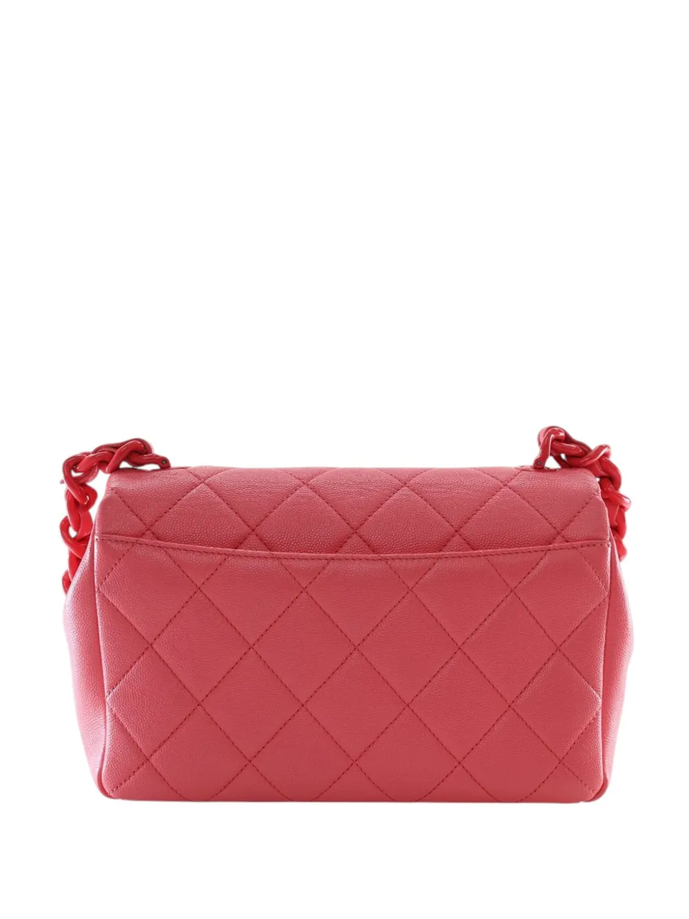 Pre-owned Chanel 2021 Medium Caviar My Everything Flap Crossbody Bag In Pink