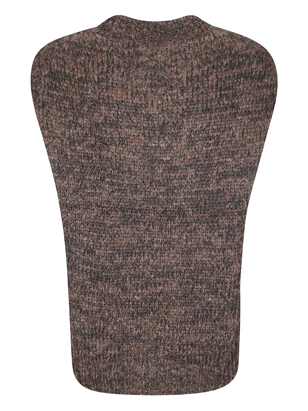 Thibault Van Der Straete Sleeveless Sweater In Brown