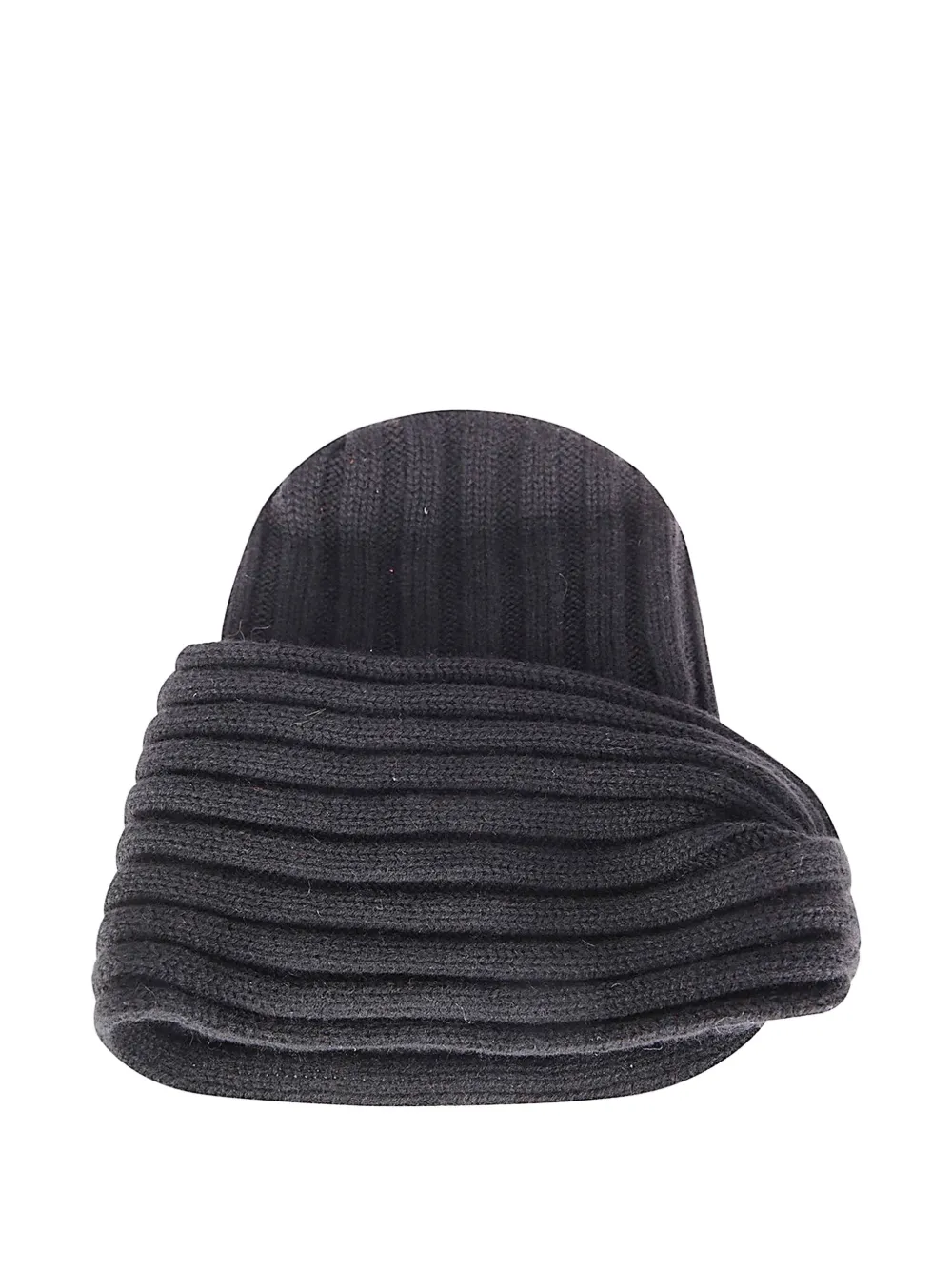 Niccolò Pasqualetti ribbed beanie hat - Grijs