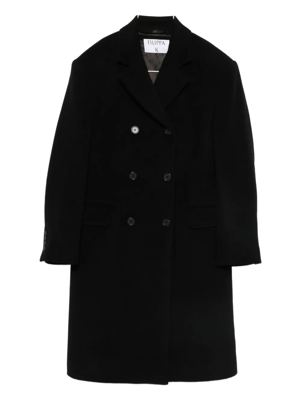 Filippa K double-breasted coat | Black | Image 1