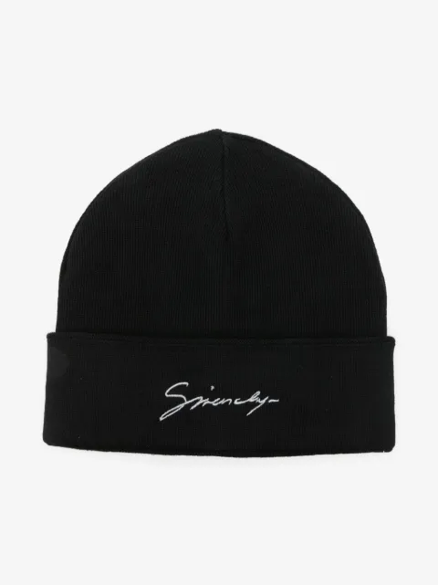 Givenchy Kids logo-embroidered beanie 