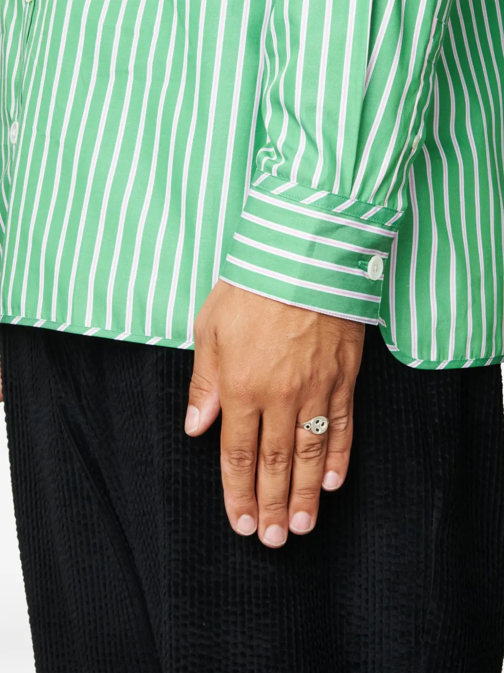 Bleue Burnham anillo de sello ovalado | Hombre | Image 2