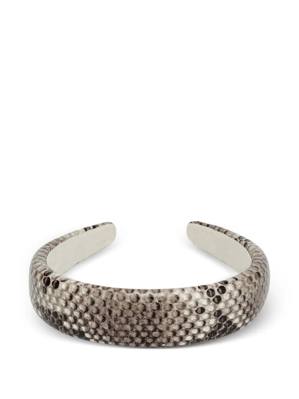 Potamy Snake-print Headband In Metallic