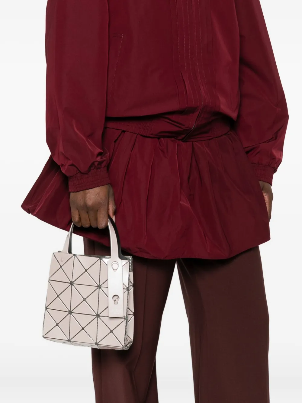 Bao Bao Issey Miyake Shopper met geometrische vlakken - Roze
