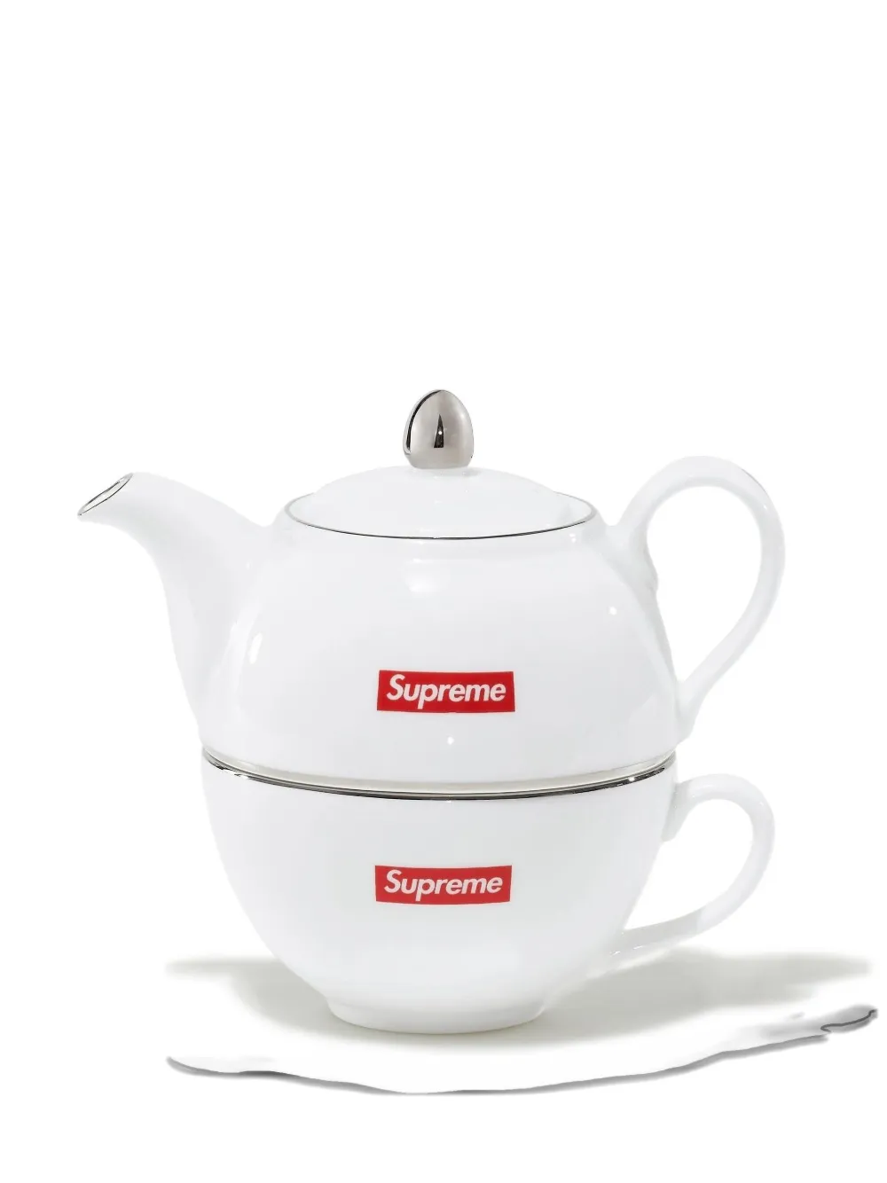 Supreme set de té con logo | blanco | Image 1
